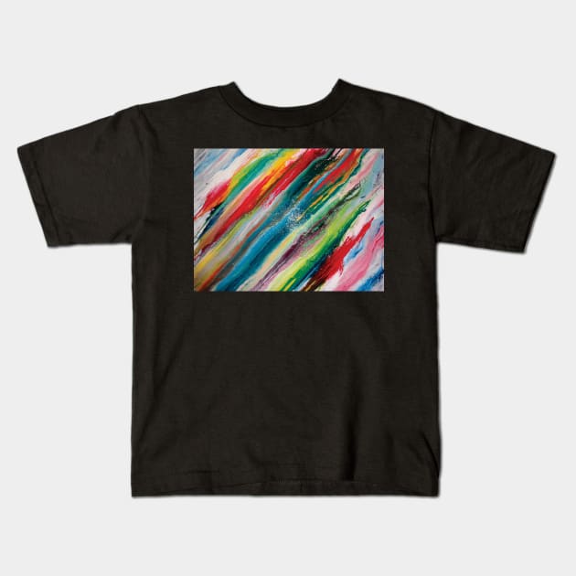 abstract Kids T-Shirt by dylanshelmerdine